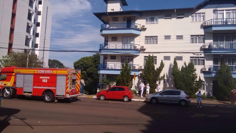 Reação química gera fumaça e mobiliza bombeiros e PM em Piratuba