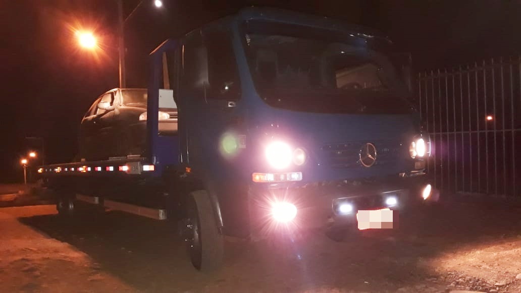 Veículo furtado em Concórdia é recuperado pela PM em Capinzal