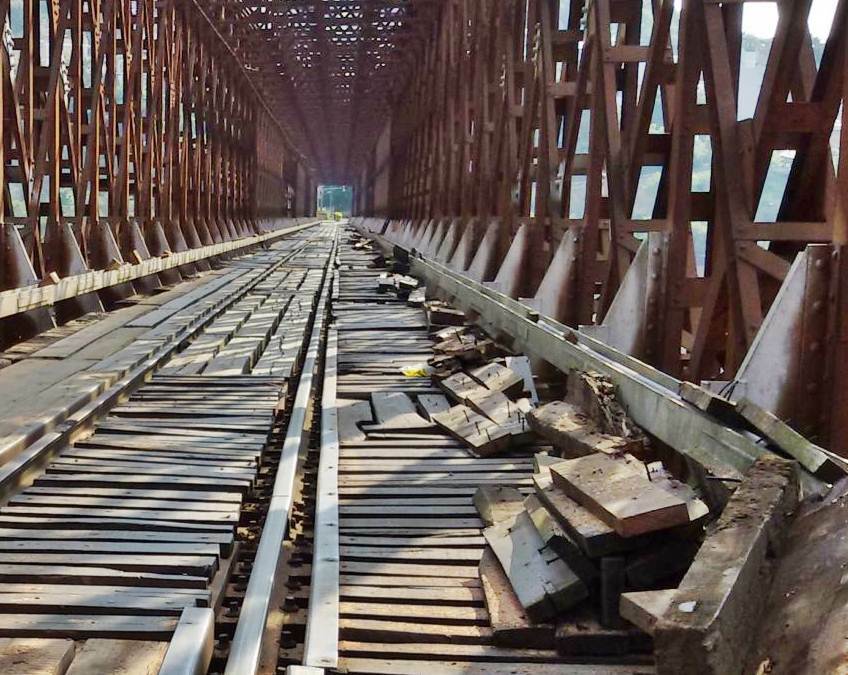 MPF cobra reparos de urgência na ponte férrea de Marcelino Ramos