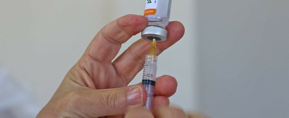Saúde de Concórdia fará aplicação de primeira dose de vacinas na segunda-feira