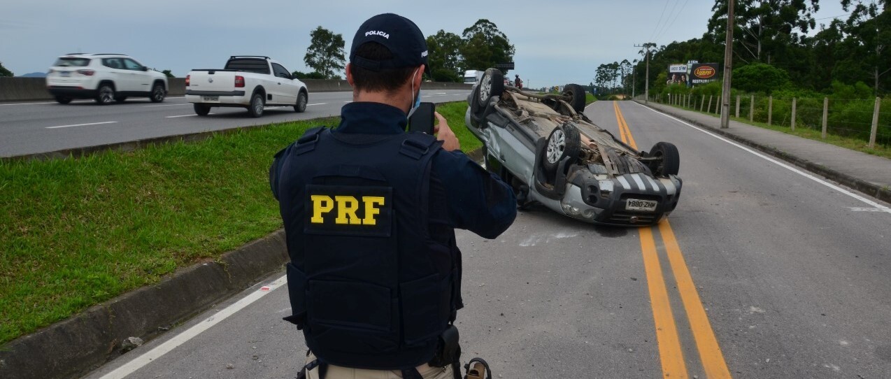 PRF registra aumento nos acidentes e o menor número de mortes em 26 anos