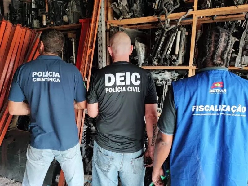 Operação revela rede de comércio ilegal de peças em SC, incluindo Concórdia
