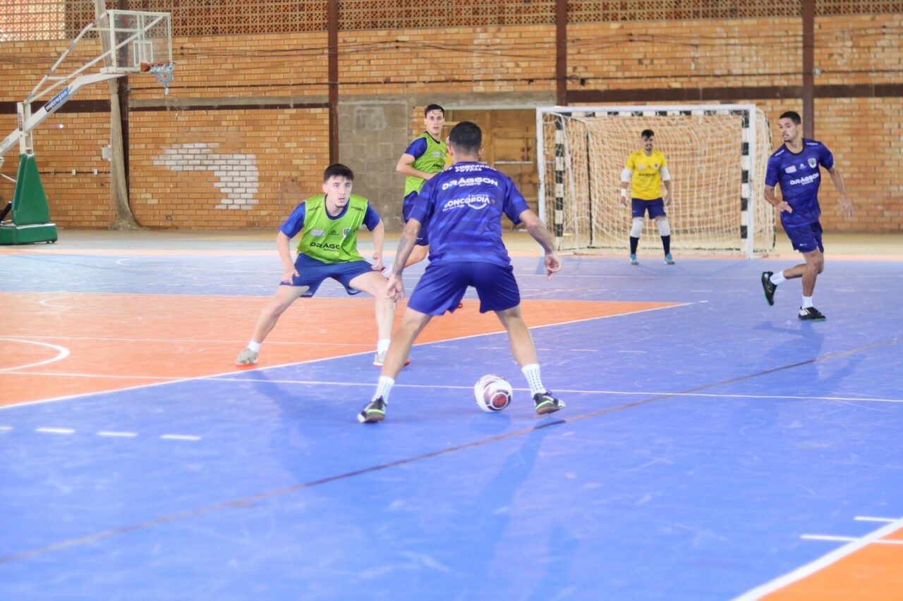 Futsal de Concórdia estreia hoje na Série Ouro do Catarinense