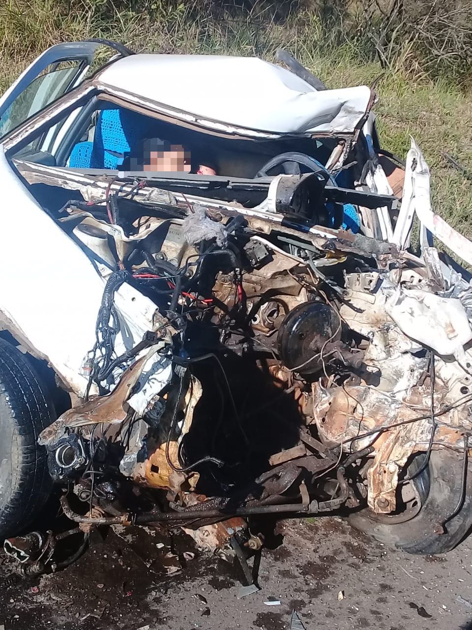 Acidente na BR-282 em Vargem Bonita deixa motorista gravemente ferido