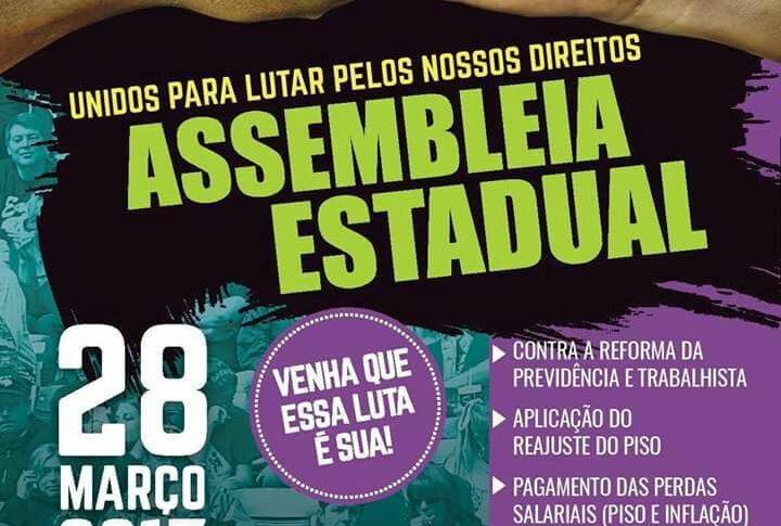 Professores do Estado fazem assembleia em Florianópolis nesta tarde