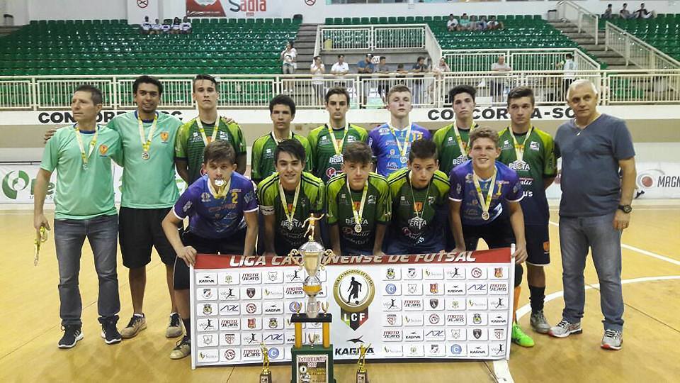 Futsal Moleque vice-campeão da Liga Catarinense de Futsal