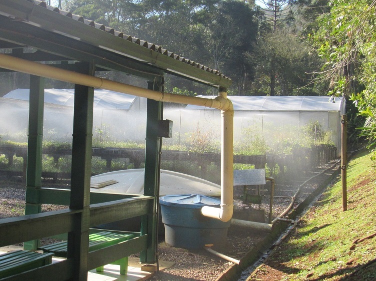 Horto Botânico conta com irrigação por meio de cisterna
