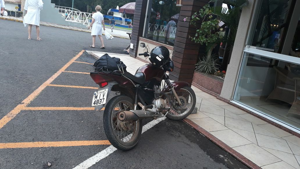 Moto furtada em Piratuba é localizada