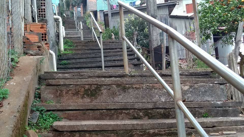 Escadaria da Vila União poderá ser revitalizada