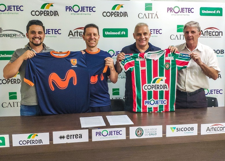 Galo e Futsal Moleque selam parceria