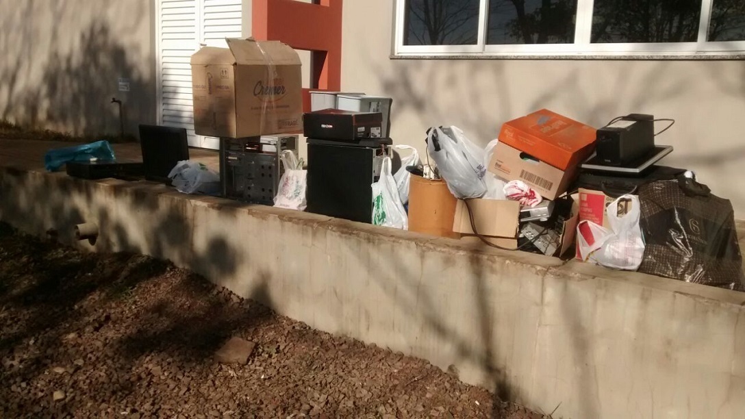 Mais de 2,5 toneladas de lixo eletrônico recolhidos em Concórdia