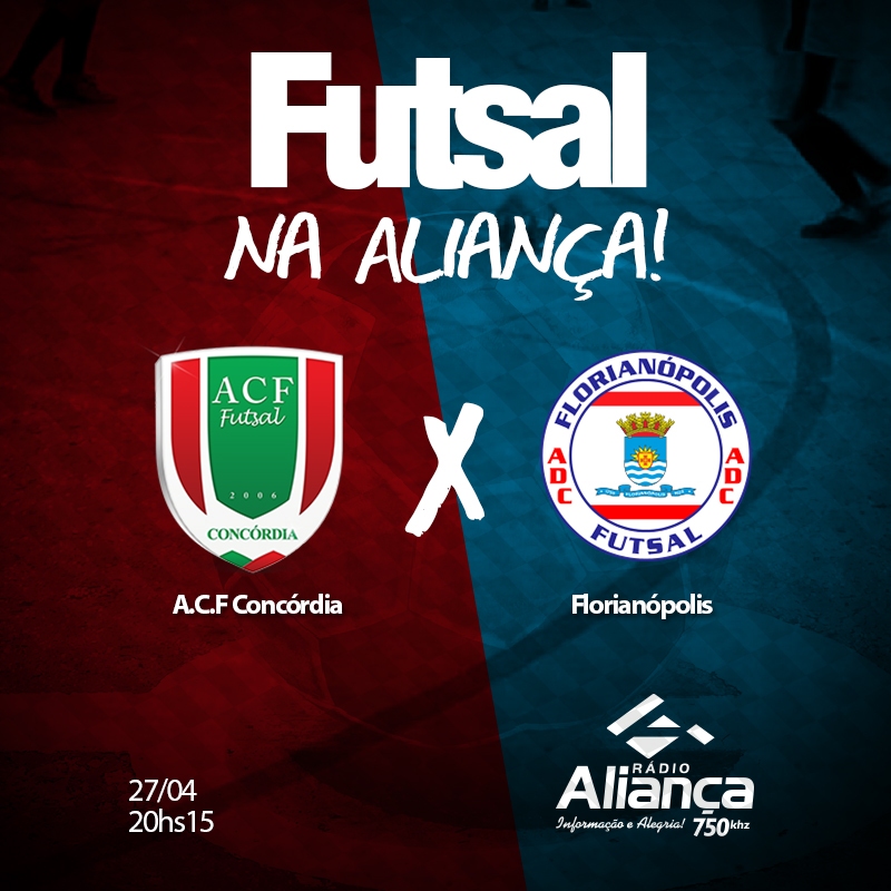 Aliança transmite ACF x Floripa Futsal