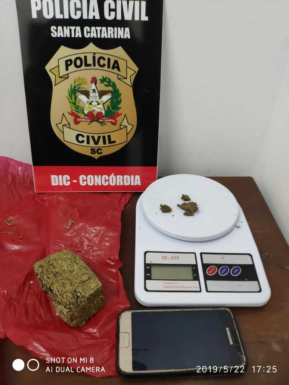 DIC prende suspeito por tráfico de drogas em Concórdia 