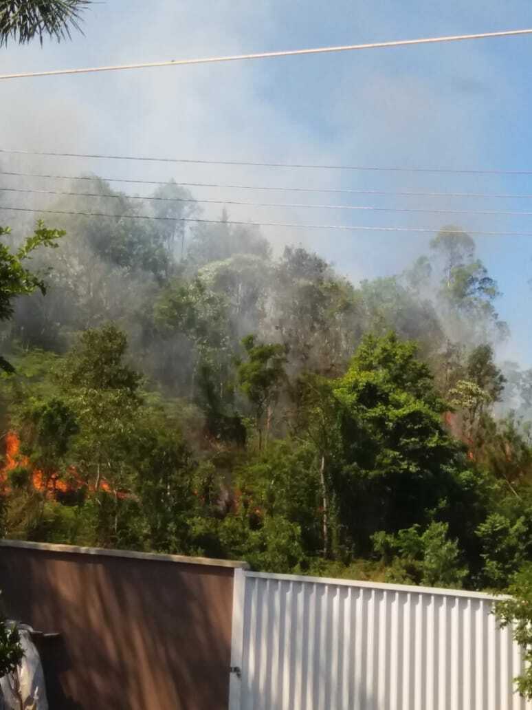 Dois incêndios em vegetação em Concórdia